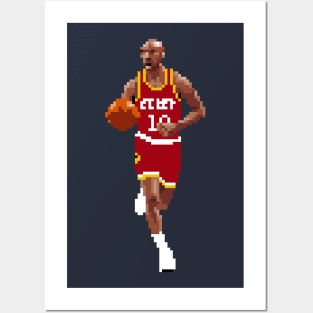 Sam Cassell Pixel Dribble Posters and Art